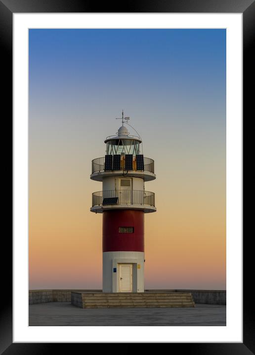 Sunrise at the Cabo Ortegal Lighthouse Framed Mounted Print by DiFigiano Photography