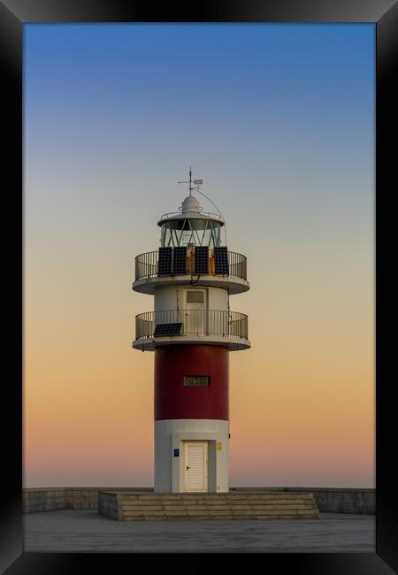 Sunrise at the Cabo Ortegal Lighthouse Framed Print by DiFigiano Photography