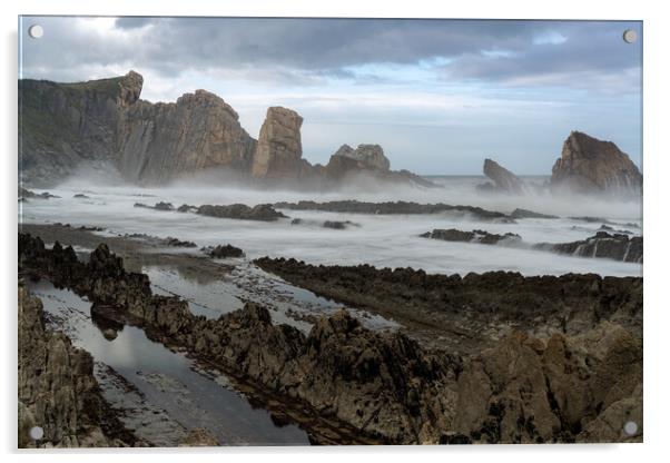 The Broken Coast Acrylic by DiFigiano Photography