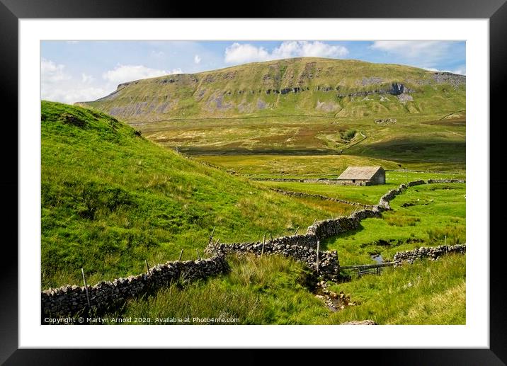 Pen-y-ghent, Yorkshire Dales Framed Mounted Print by Martyn Arnold