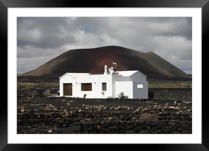 EUROPE CANARY ISLANDS LANZAROTE Framed Mounted Print by urs flueeler