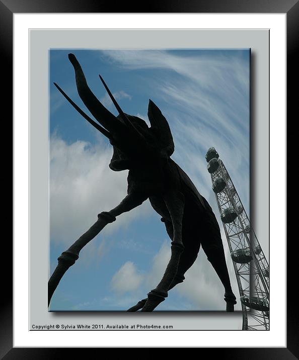 Dali Universe; Southbank Framed Mounted Print by Sylvia White