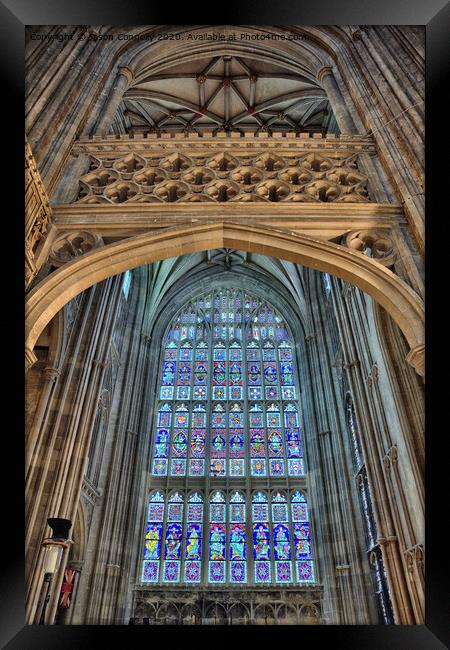 Canterbury Cathedral. Framed Print by Jason Connolly