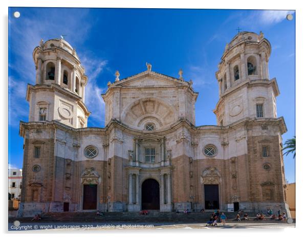 Cádiz Cathedral Acrylic by Wight Landscapes
