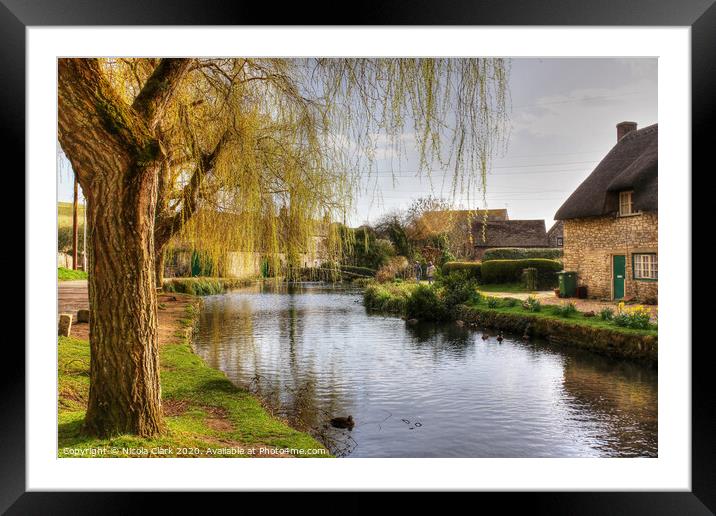 Tranquility in Sutton Poyntz Framed Mounted Print by Nicola Clark