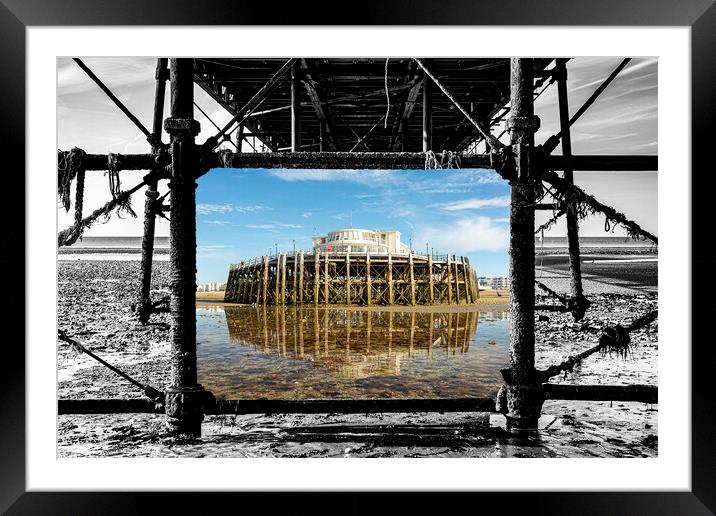 Alternative Pier Views Framed Mounted Print by Malcolm McHugh