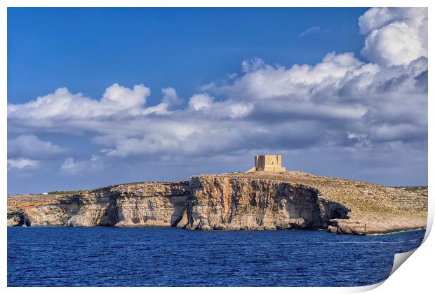 Comino Island, Malta Print by Artur Bogacki