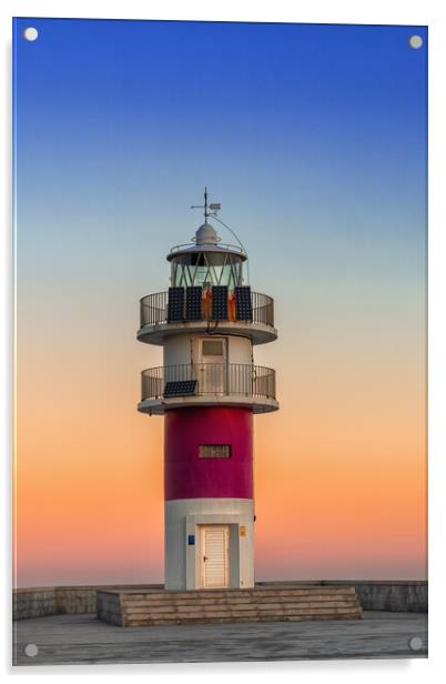 Faro de Cabo Ortegal Sunrise Acrylic by DiFigiano Photography