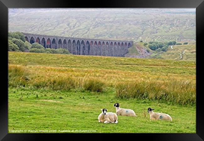 Ribblehead Viaduct Landscape Framed Print by Martyn Arnold