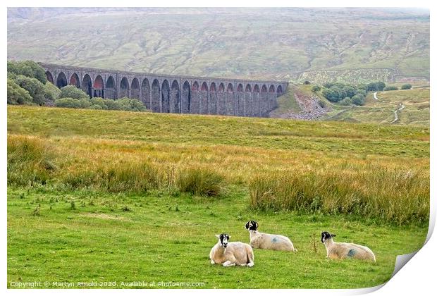 Ribblehead Viaduct Landscape Print by Martyn Arnold