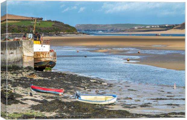 Padstow Canvas Print by David Belcher