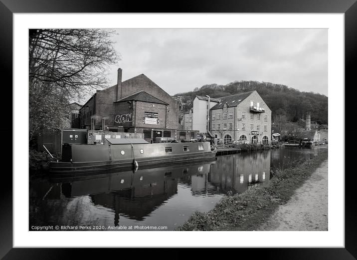 Hebden bridge picturedome Framed Mounted Print by Richard Perks
