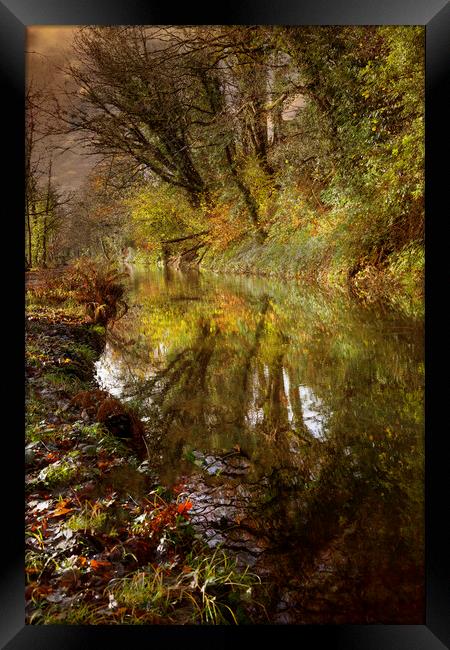 The Clydach to Pontardawe canal Framed Print by Leighton Collins