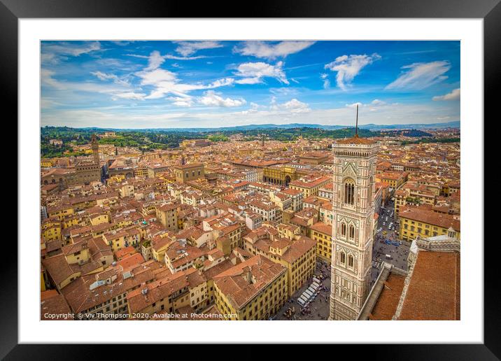Florence Framed Mounted Print by Viv Thompson