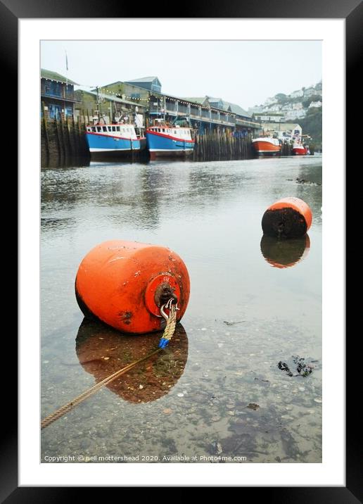 Buoys And Trawlers. Framed Mounted Print by Neil Mottershead