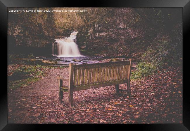 View of the Falls Framed Print by Kevin Winter