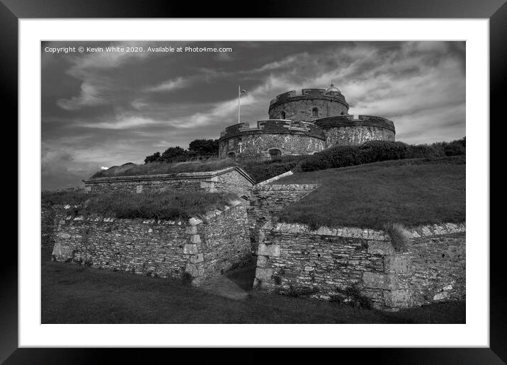 St Mawes Castle Framed Mounted Print by Kevin White
