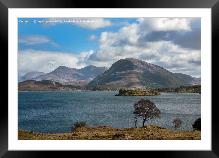 Loch Shieldaig Framed Mounted Print by Kevin White