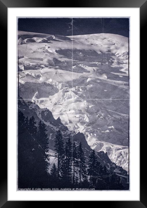 Mont Blanc de Tacul Framed Mounted Print by Colin Woods