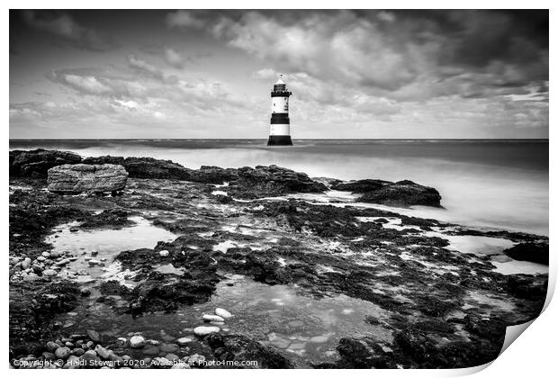 Penmon Point, Anglesey Print by Heidi Stewart