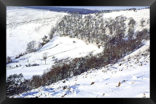 Winter in the North Yorkshire Moors Framed Print by David Mather