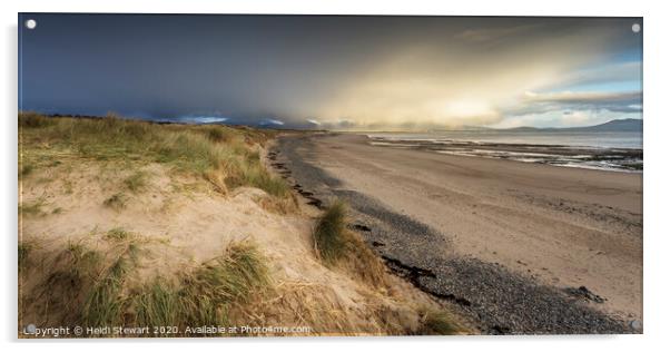 Newborough Beach, Anglesey Acrylic by Heidi Stewart