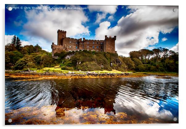 Dunvegan Castle Acrylic by Chris Thaxter