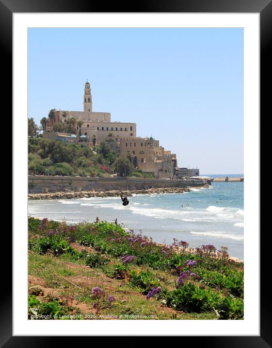 Jaffa, Israel, on a sunny day Framed Mounted Print by Lensw0rld 
