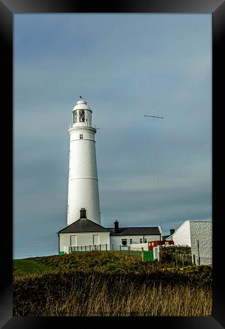 Nash Point Lighthouse Glamorgan Heritage Coast Framed Print by Nick Jenkins