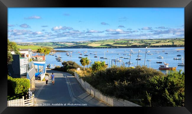 Rock and the Camel Estuary, Cornwall Framed Print by Chris Harris