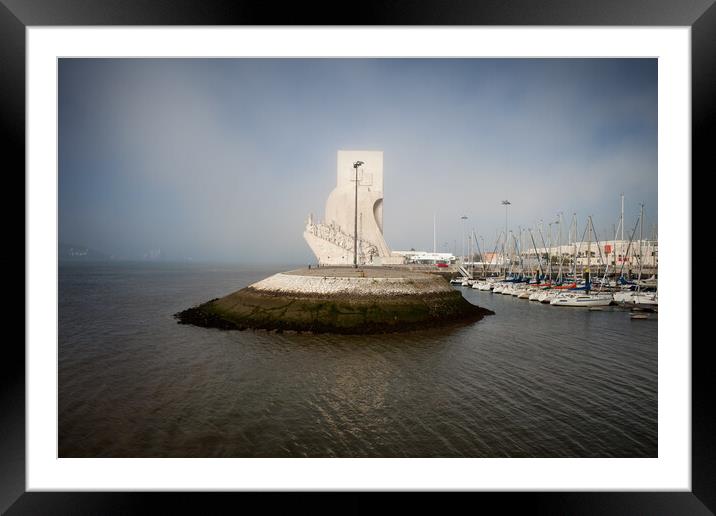 Monument to the Discoveries in Lisbon Framed Mounted Print by Artur Bogacki