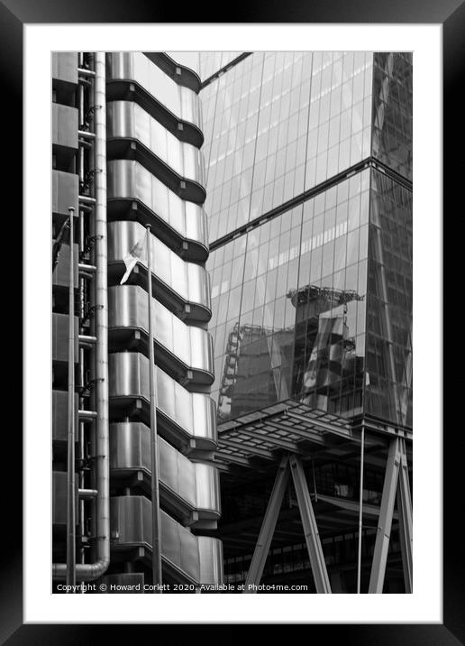 London Architecture Framed Mounted Print by Howard Corlett