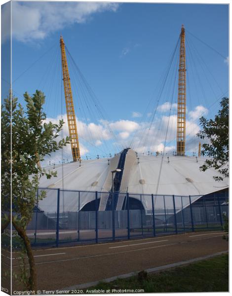O2 Millenium Dome Canvas Print by Terry Senior