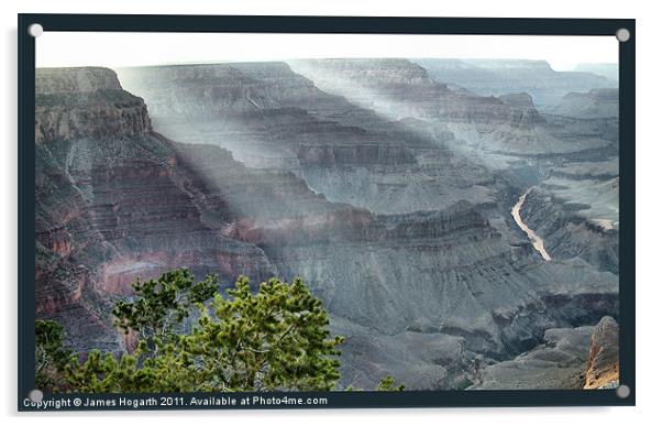 Grand Canyon Cascade Acrylic by James Hogarth