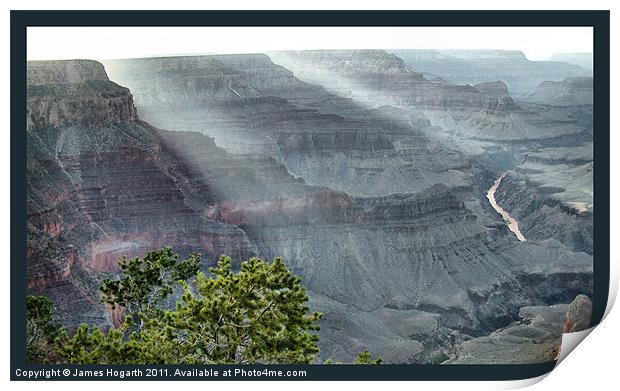 Grand Canyon Cascade Print by James Hogarth