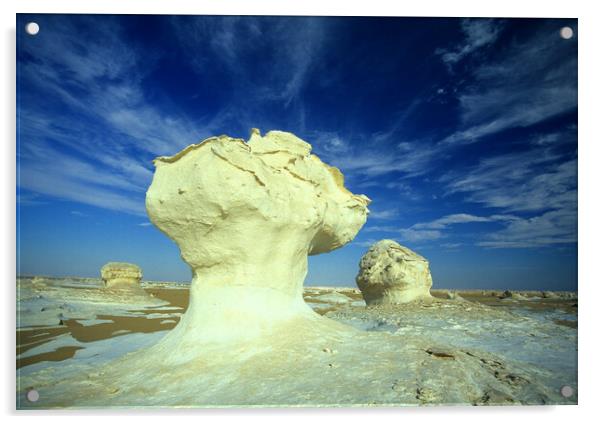 AFRICA EGYPT SAHARA WHITE DESERT Acrylic by urs flueeler