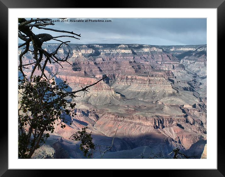 Grand Canyon Layers Framed Mounted Print by James Hogarth