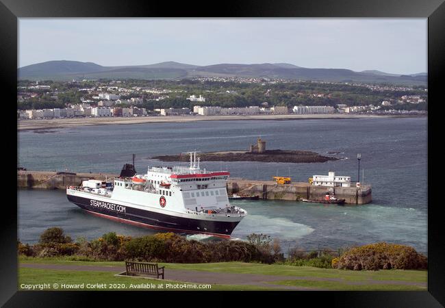 Douglas Bay, Isle of Man Framed Print by Howard Corlett