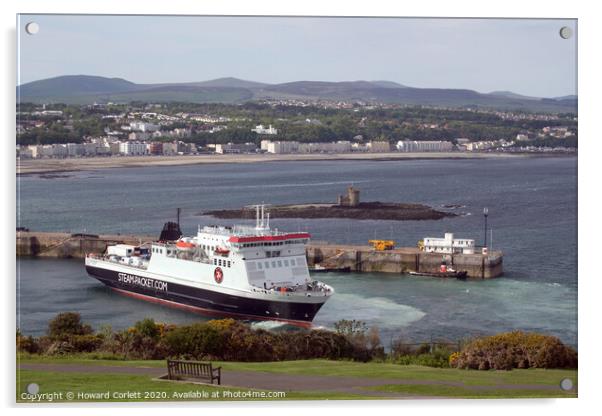 Douglas Bay, Isle of Man Acrylic by Howard Corlett