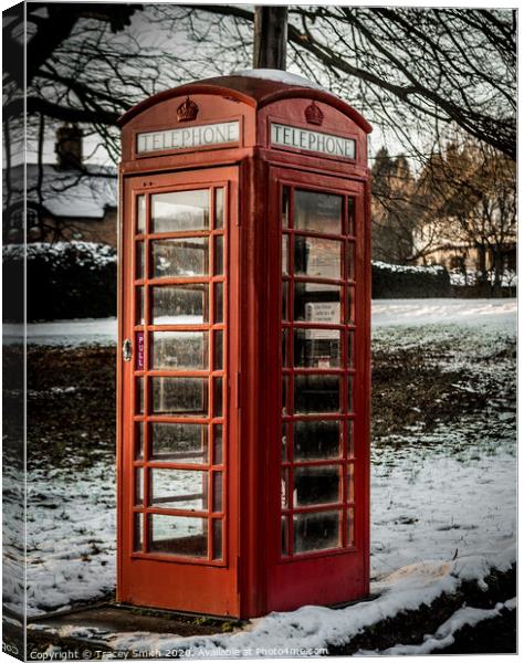The Old Telephone Box Canvas Print by Tracey Smith