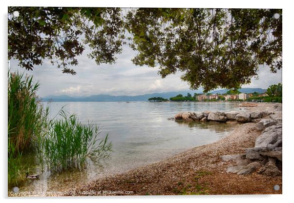 Lake Garda Italy Acrylic by Rob McAvoy