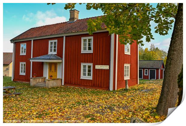 Folk museum in Hallabrottet Kumla Sweden october 2020 Print by Jonas Rönnbro