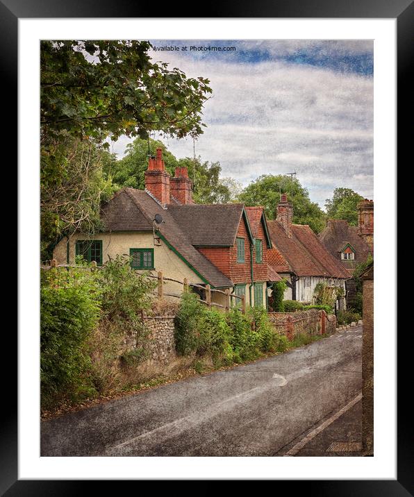 Shere Village, Surrey Framed Mounted Print by Jason Connolly