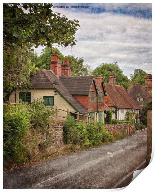 Shere Village, Surrey Print by Jason Connolly