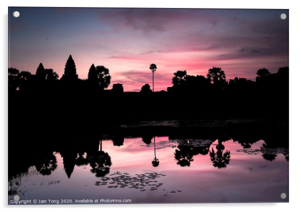 Angkor Wat Sunrise Acrylic by Iain Tong