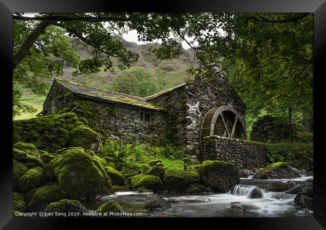 Lake District Watermill Framed Print by Iain Tong