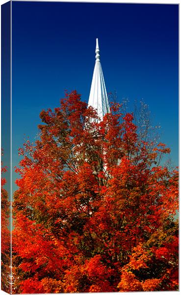 Steeple Canvas Print by Stephen Maxwell
