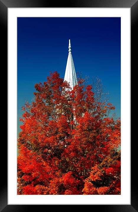 Steeple Framed Mounted Print by Stephen Maxwell