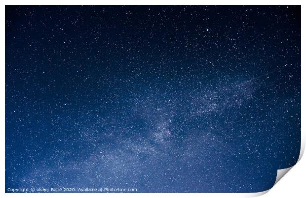 night sky Print by olsker Batle