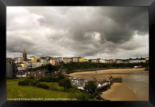 Tenby Seafront Framed Print by Matthew Bates